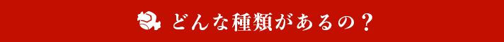 どんな種類があるの？