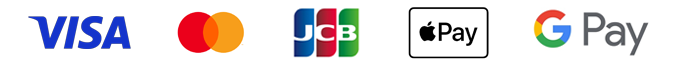 VISA Mastercard JCB Apple Pay Google Pay